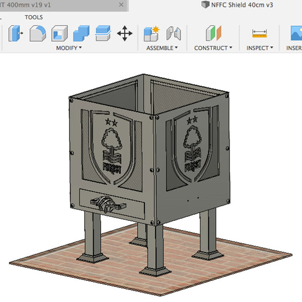 Small Nottingham Forest Fire Pit £199
