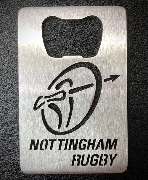 Nottingham Rugby Club Stainless Steel Bottle Opener