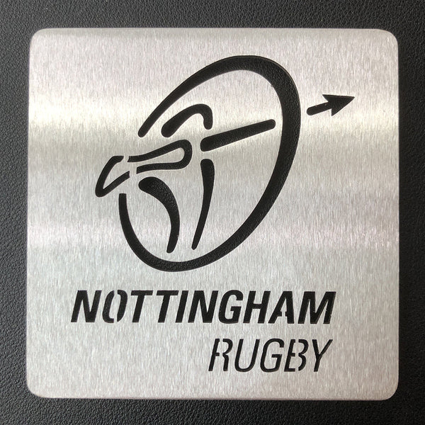 Nottingham Rugby Club Stainless Steel Drink Mat Coaster