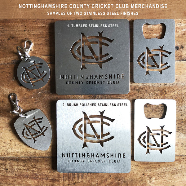 Nottinghamshire County Cricket Club Stainless Steel Drink Mat Coaster