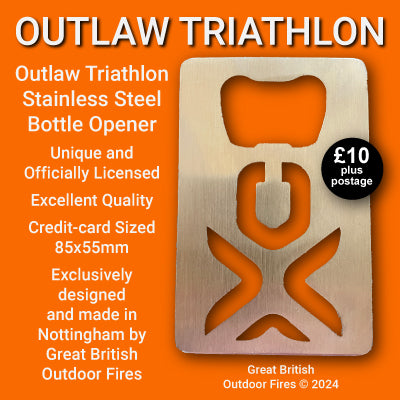 Outlaw Triathlon Bottle Opener | Stainless Steel