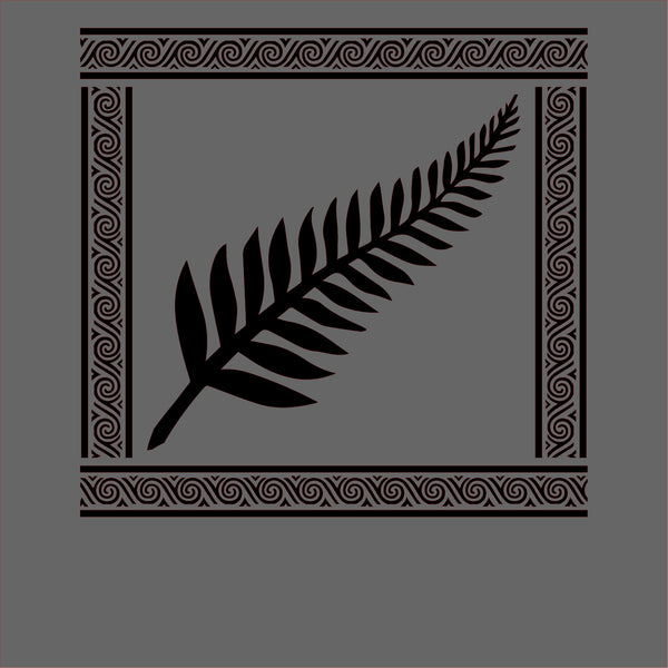 Small New Zealand Fern with Maori Border 40cm Fire Pit £199