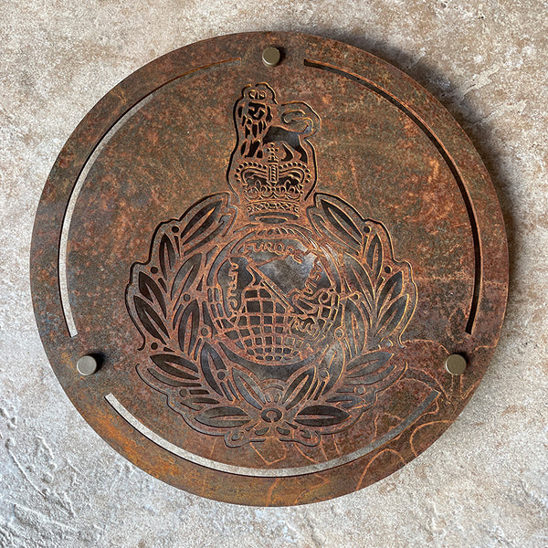 Royal Marines Steel Wall Panel