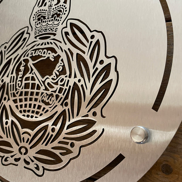 Royal Marines Steel Wall Panel
