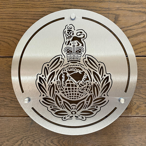 Royal Marines Steel Wall Panel