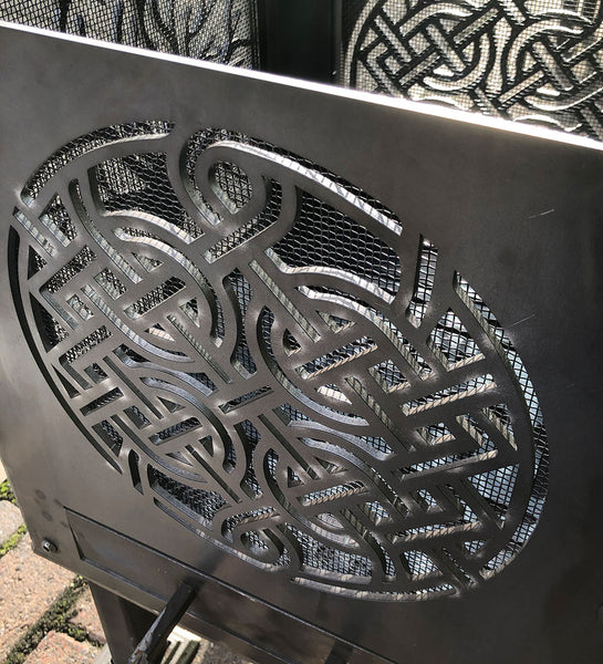 Small Celtic Knot and Tree Of Life 40cm Fire Pit £249