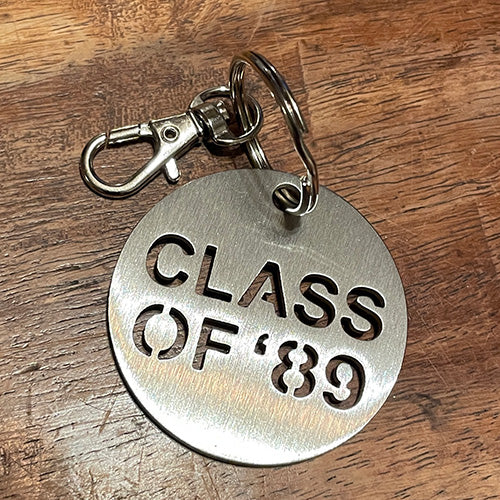 United States Naval Academy | Keyring - Class of 89 | Stainless Steel