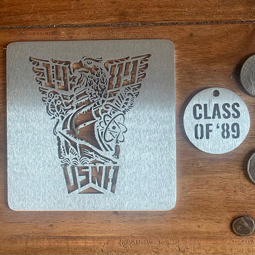 United States Naval Academy | Coaster - Class of 89 | Stainless Steel