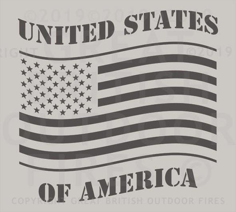 American Flag (Wavy)