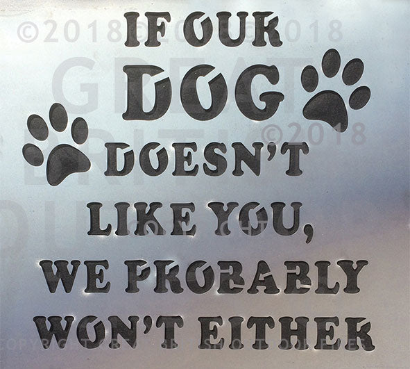 #ifourdogdoesntlikeyou, #dogquote, #dog, #wedding, #present, #gift, #steel, #lasercut, #outdoor, #firepits, #panel, #garden #GreatBritishOutdoorFires, #madeinbritain, #handmade