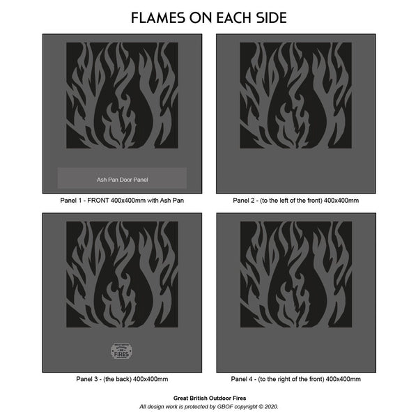 45cm Flames Design Fire Pit £239