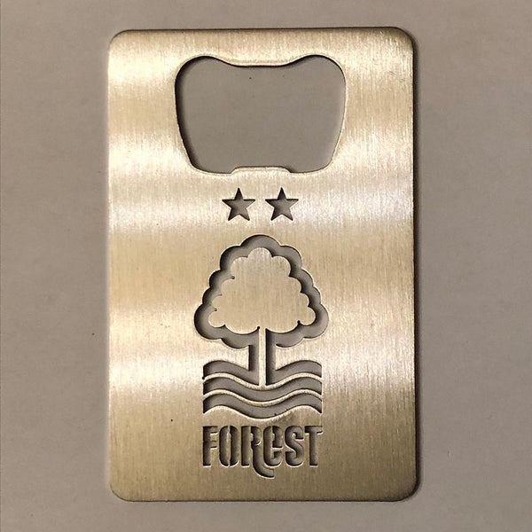 Nottingham Forest (NFFC) Stainless Steel Bottle Opener (Official Product)
