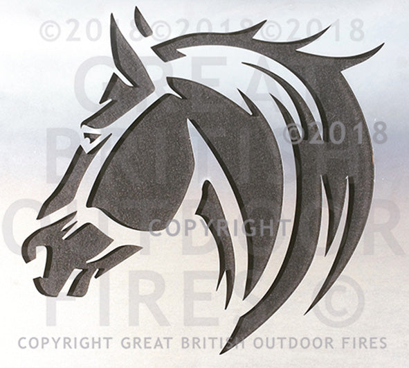 #horse, #wedding, #present, #gift, #steel, #lasercut, #outdoor, #firepits, #panel, #garden #GreatBritishOutdoorFires, #madeinbritain, #handmade