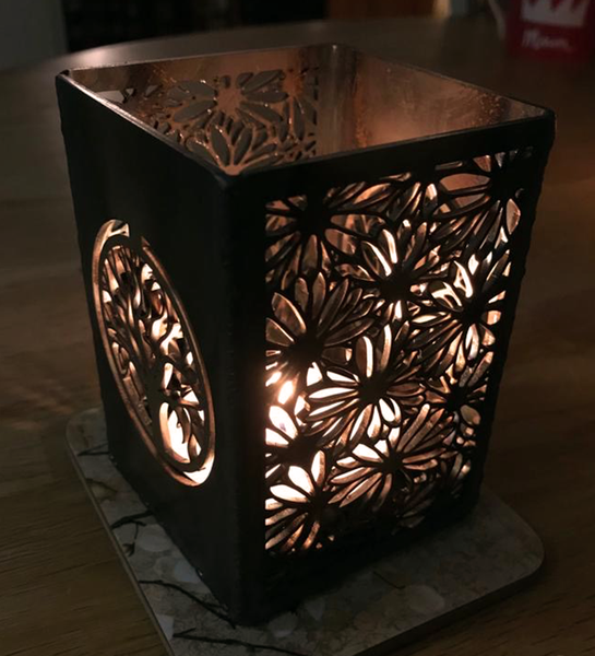Flowers and Tree of Life Fire Pit | 40/45/50cm Sizes Available