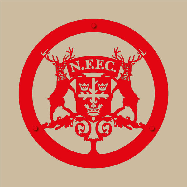 Nottingham Forest Vintage 1958-1974 Logo | Stainless Round Wall Panel