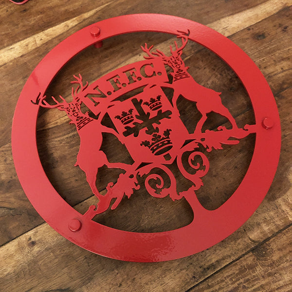 Nottingham Forest Vintage 1958-1974 Logo | Red Round Wall Panel