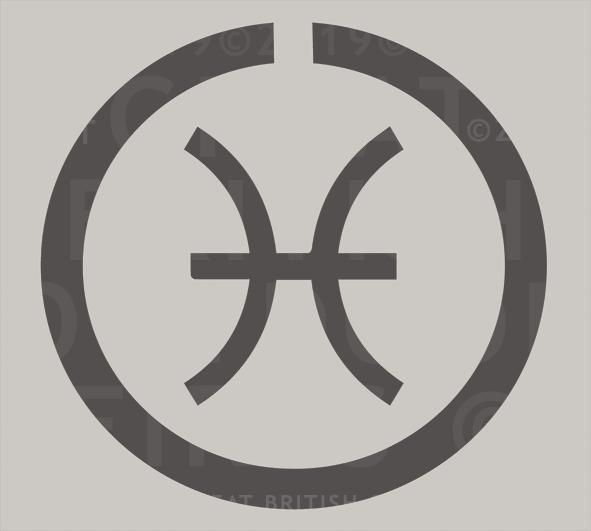 Pisces Zodiac Sign (Symbolic) 19-2 to 20-3