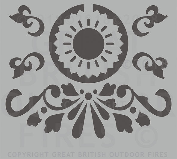 #swirls, #summer, #pattern, #anniversary present, #wedding, #present, #gift, #steel, #lasercut, #outdoor, #firepits, #panel, #garden #GreatBritishOutdoorFires, #madeinbritain, #handmade, #unique, #british-made, #britishmade